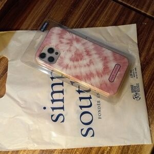 Simply Southern IPhone 12 Pro Max pink tie dye case